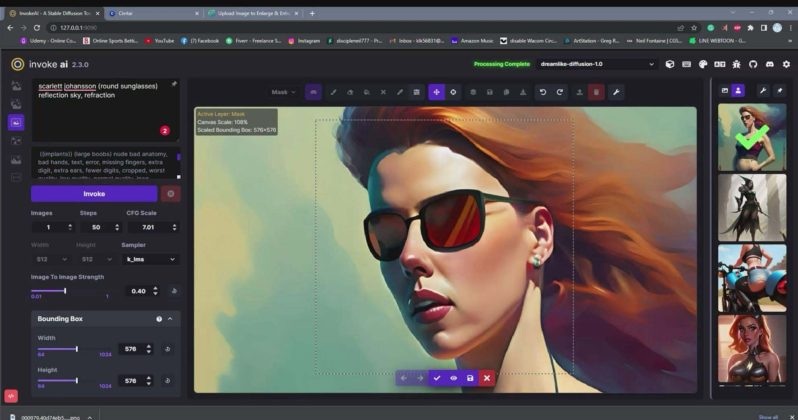 Invoke AI 绘画教程-0基础创作可以销售的完美插图【49节-中英字幕】 -1 Invoke AI 绘画教程-0基础创作可以销售的完美插图【49节-中英字幕】 -1