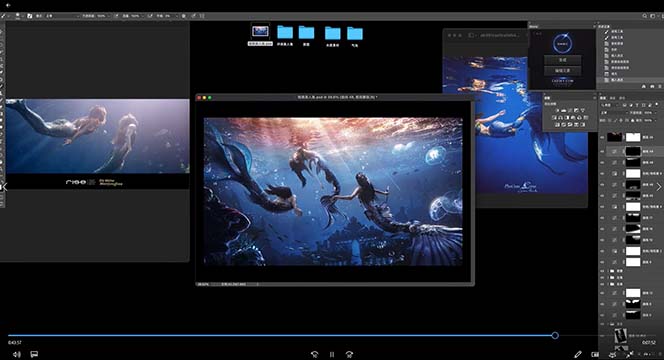 PS人像二次元AI智能修图 合成 人像修图/二次元 COS合成/AI 智能合成/100节 -2
