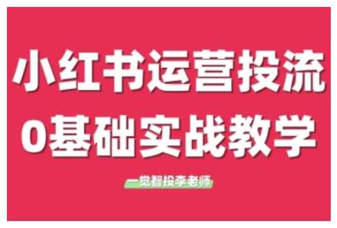 小紅書運(yùn)營(yíng)投流，小紅書廣告投放從0到1的實(shí)戰(zhàn)課，學(xué)完即可開始投放-淘米項(xiàng)目網(wǎng)