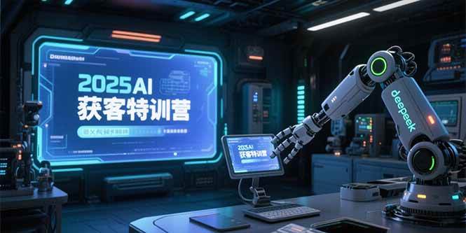 2025AI获客特训营，AI图文视频全制作，deepseek工具实操教学-淘米副业
